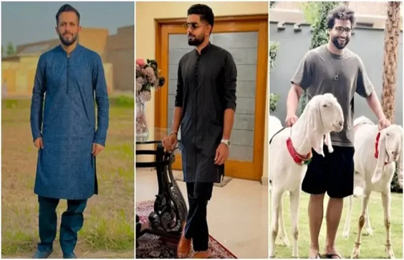 Pakistani cricket stars share joy with fans in Eid ul Adha wishes