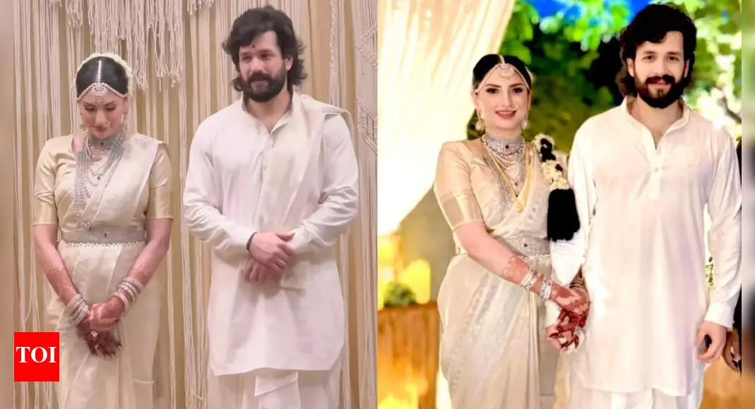 Silk and sparkle: Inside the stylishly intimate wedding of Akhil Akkineni and Zainab Ravdjee