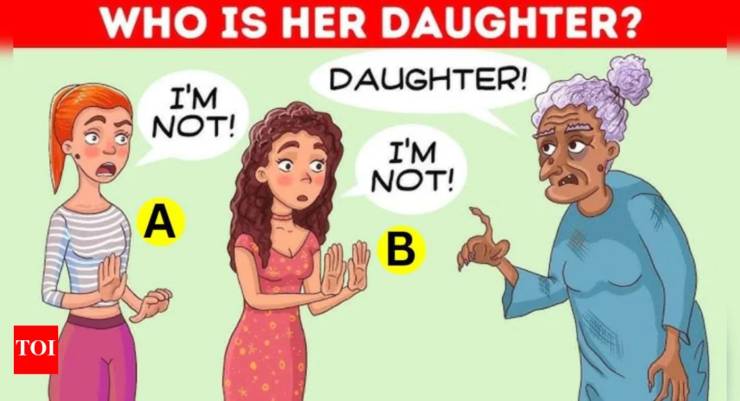 Optical Illusion: Can you tell who is the daughter of this woman?