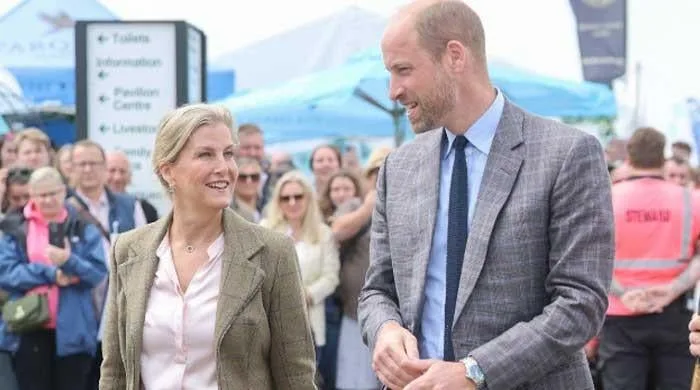 Duchess Sophie joins Prince William at royal event as Kate Middleton stays home