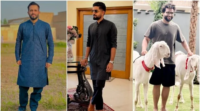 Pakistani cricket stars share joy with fans in Eid ul Adha wishes